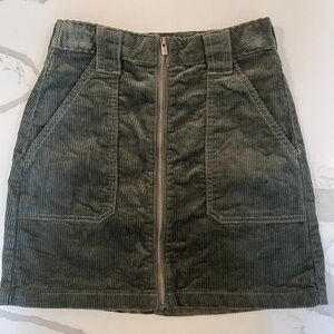 Hollister corduroy skirt